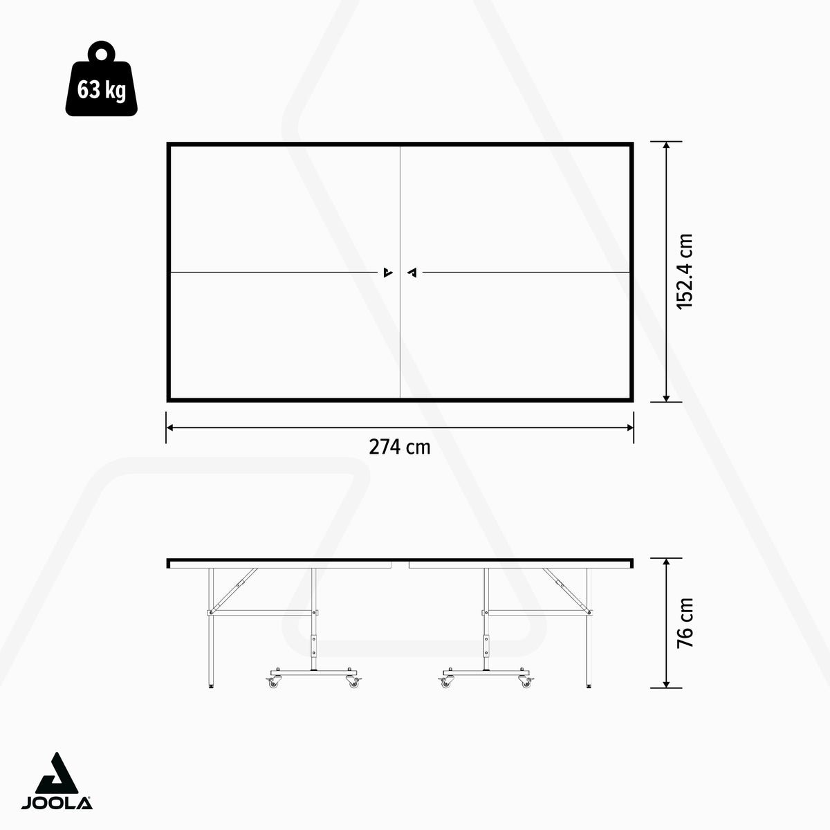 Masa Joola Outdoor J200A (incl. Net) - imagine 5