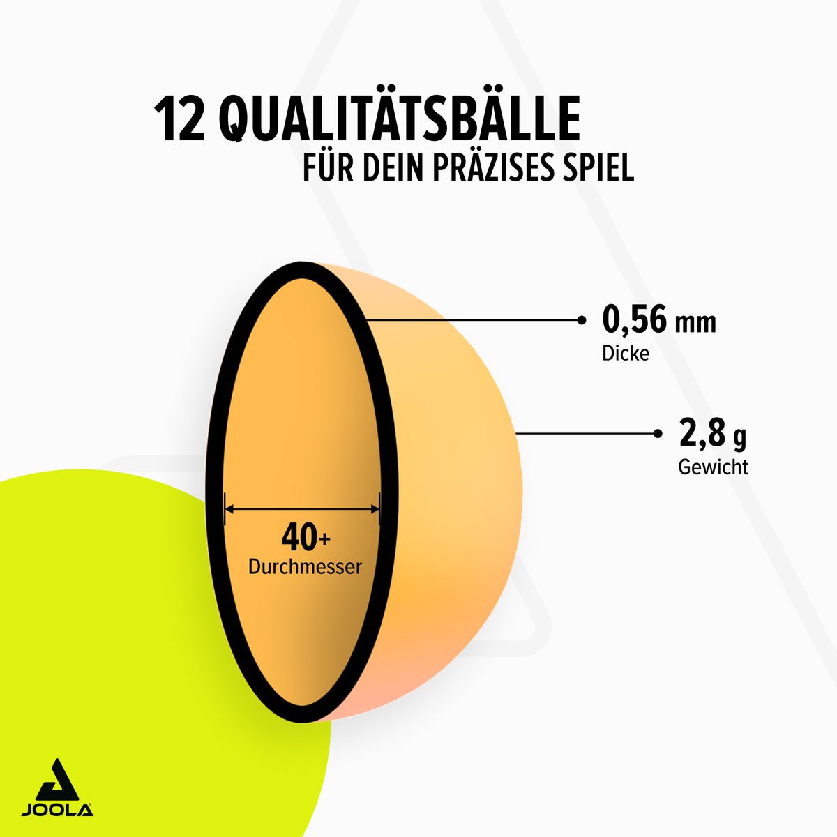 Mingi Joola Spinball (12 buc) - imagine 3