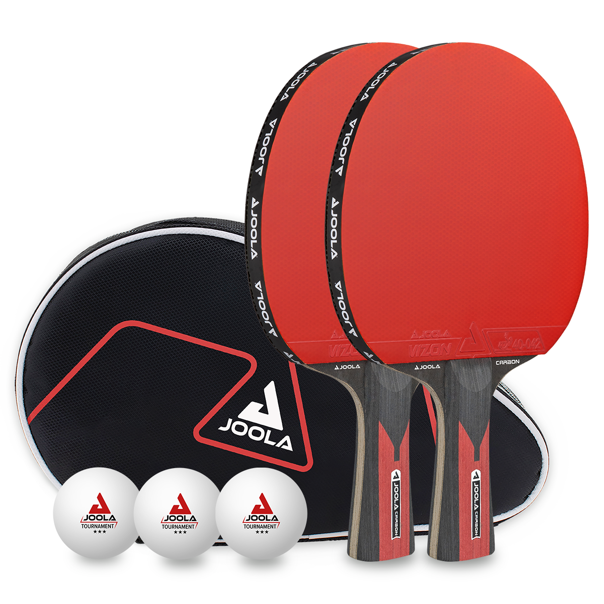 Set Joola Duo Carbon (2 Palete / 3 Mingi)